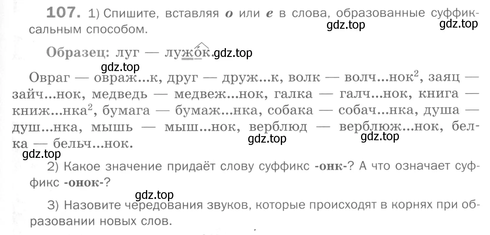 Условие номер 107 (страница 165) гдз по русскому языку 5 класс Шмелев, Флоренская, учебник 2 часть