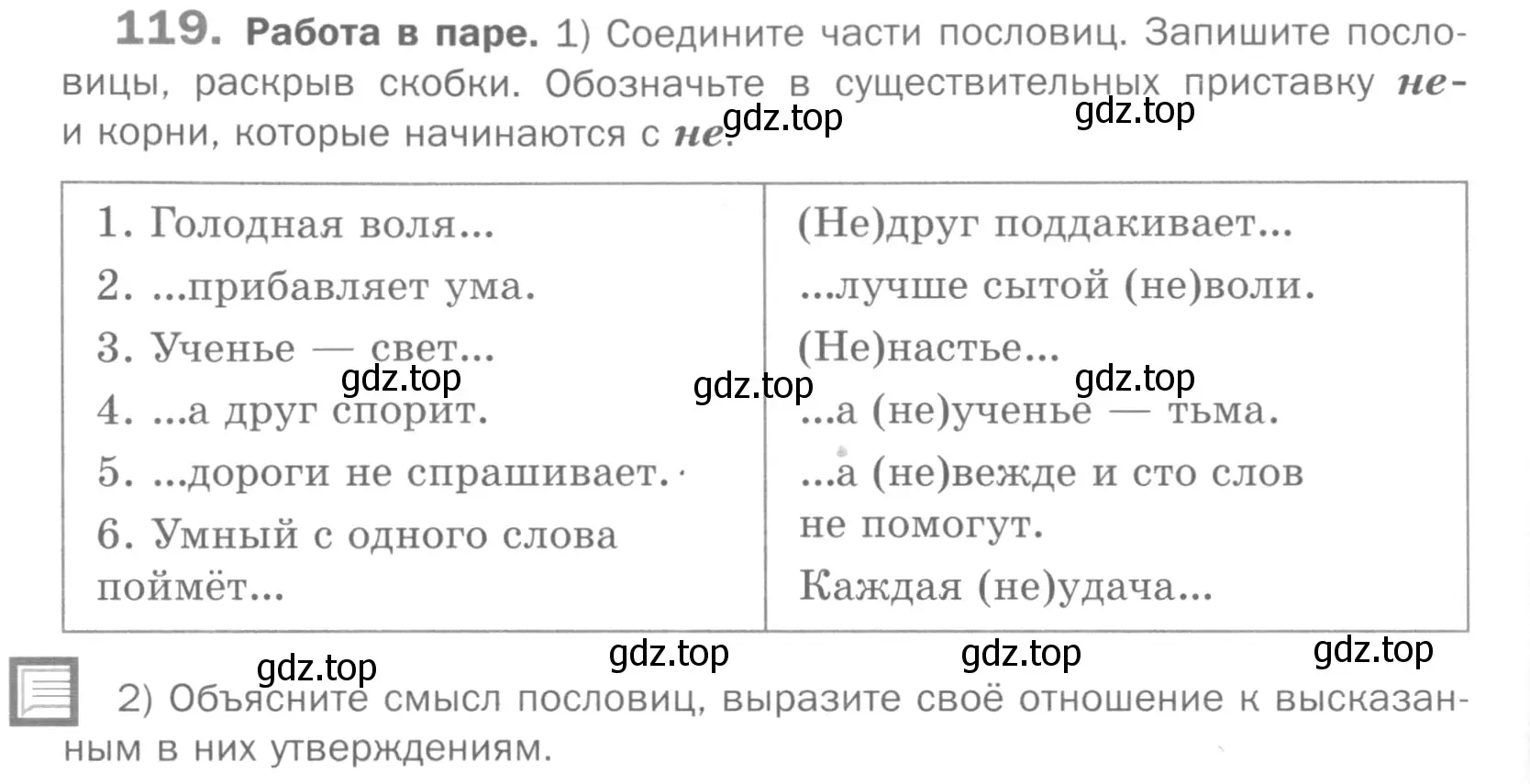 Условие номер 119 (страница 172) гдз по русскому языку 5 класс Шмелев, Флоренская, учебник 2 часть