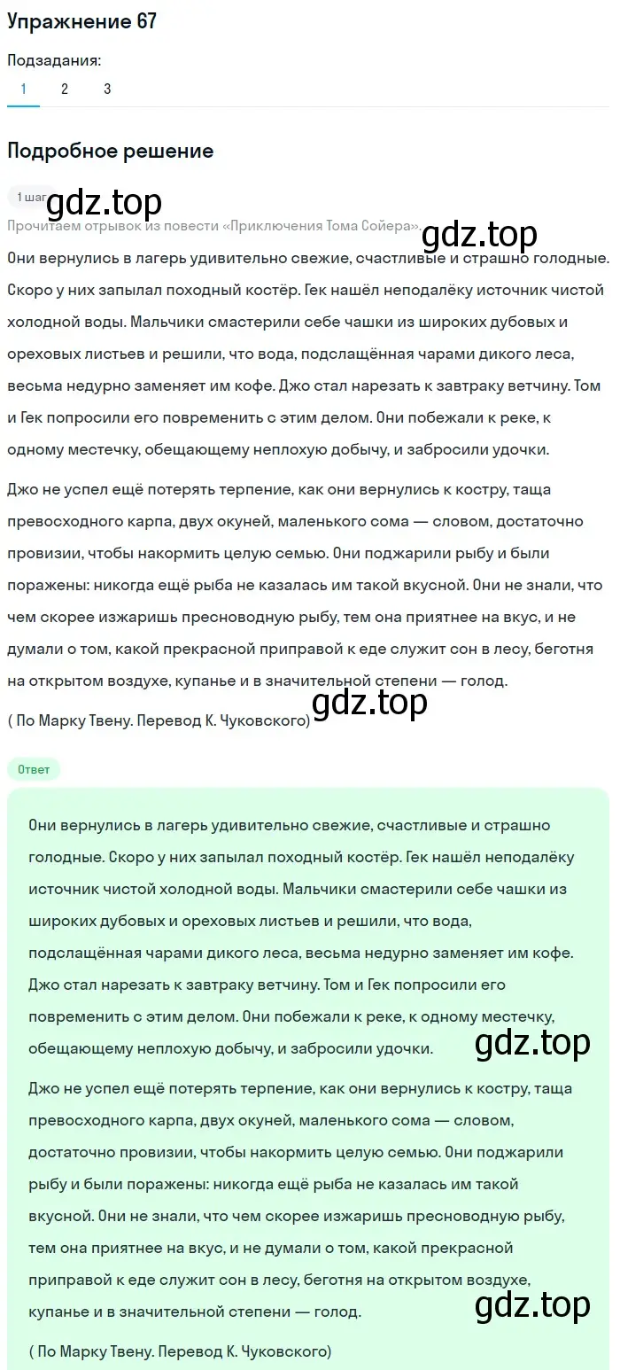 Решение номер 67 (страница 41) гдз по русскому языку 5 класс Шмелев, Флоренская, учебник 1 часть