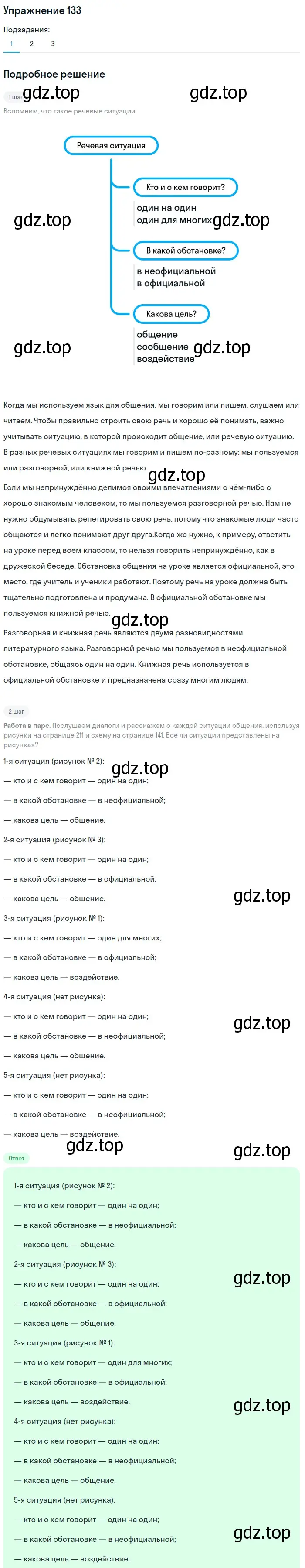 Решение номер 133 (страница 210) гдз по русскому языку 5 класс Шмелев, Флоренская, учебник 1 часть