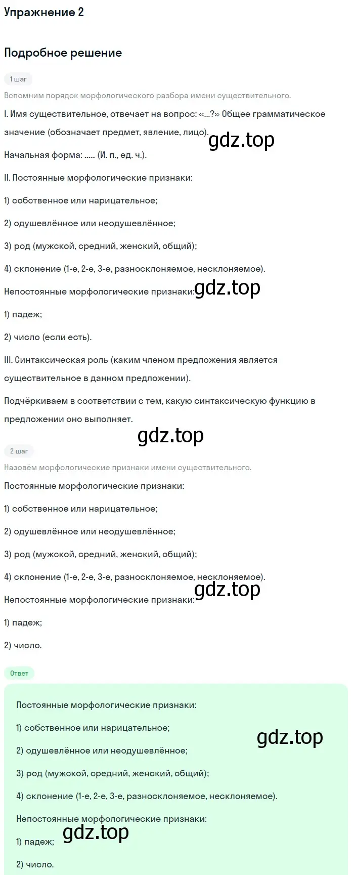 Решение номер 2 (страница 184) гдз по русскому языку 5 класс Шмелев, Флоренская, учебник 2 часть