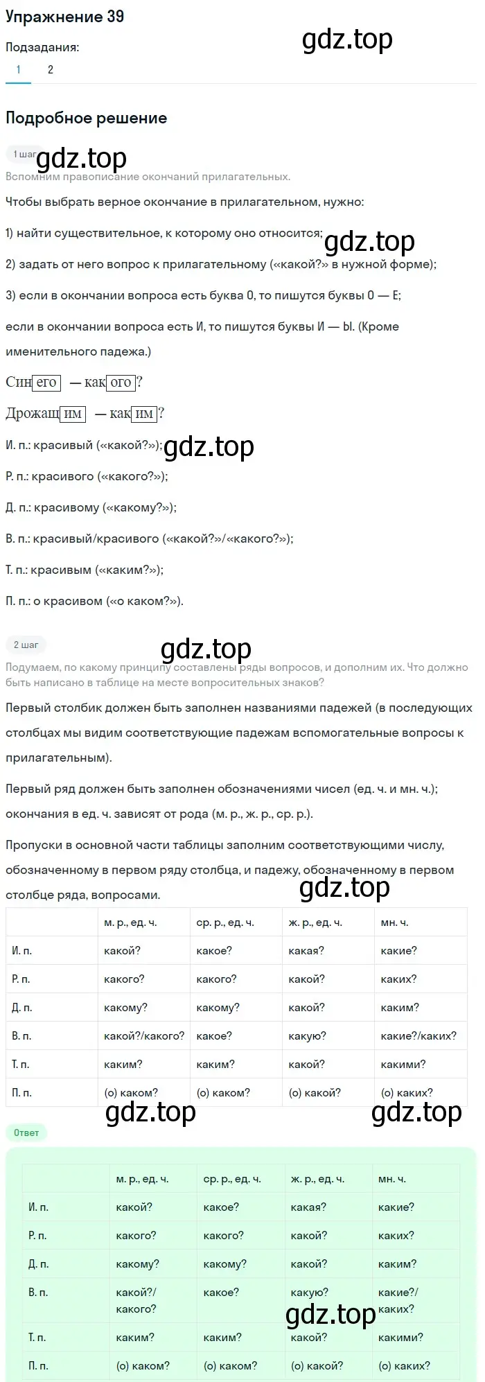 Решение номер 39 (страница 212) гдз по русскому языку 5 класс Шмелев, Флоренская, учебник 2 часть