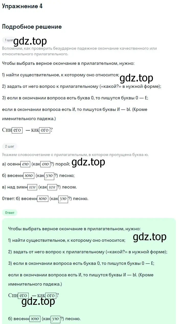 Решение номер 4 (страница 244) гдз по русскому языку 5 класс Шмелев, Флоренская, учебник 2 часть