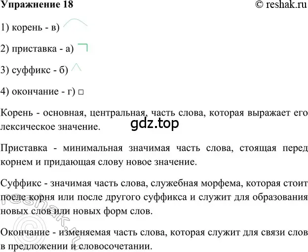 Решение 2. номер 18 (страница 17) гдз по русскому языку 5 класс Шмелев, Флоренская, учебник 1 часть