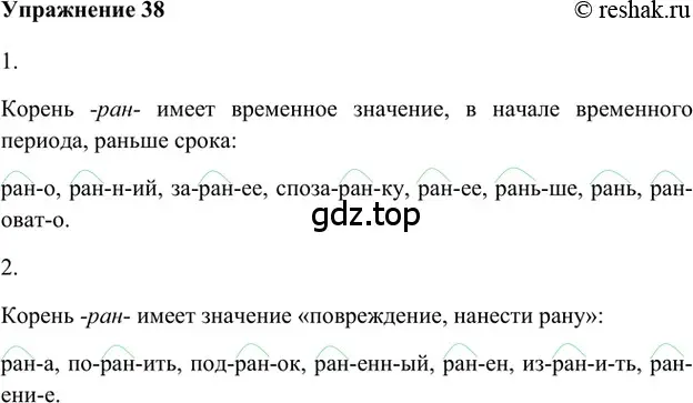 Решение 2. номер 38 (страница 159) гдз по русскому языку 5 класс Шмелев, Флоренская, учебник 1 часть