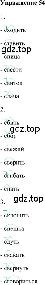 Решение 2. номер 54 (страница 165) гдз по русскому языку 5 класс Шмелев, Флоренская, учебник 1 часть