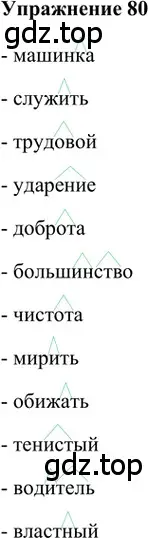 Решение 2. номер 80 (страница 178) гдз по русскому языку 5 класс Шмелев, Флоренская, учебник 1 часть