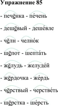 Решение 2. номер 85 (страница 275) гдз по русскому языку 5 класс Шмелев, Флоренская, учебник 1 часть