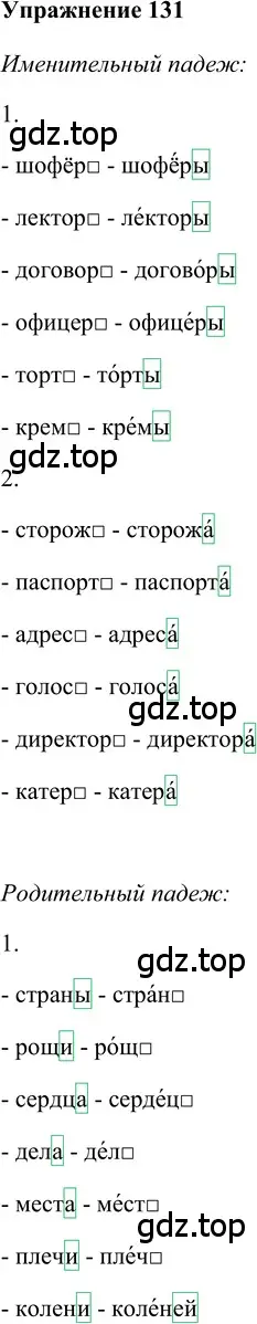 Решение 2. номер 131 (страница 181) гдз по русскому языку 5 класс Шмелев, Флоренская, учебник 2 часть