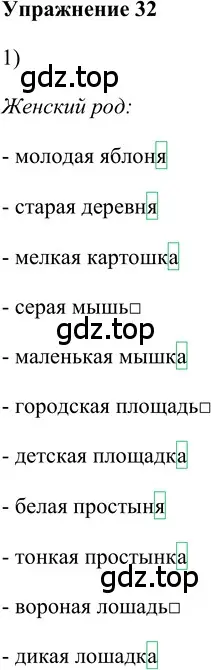 Решение 2. номер 32 (страница 124) гдз по русскому языку 5 класс Шмелев, Флоренская, учебник 2 часть