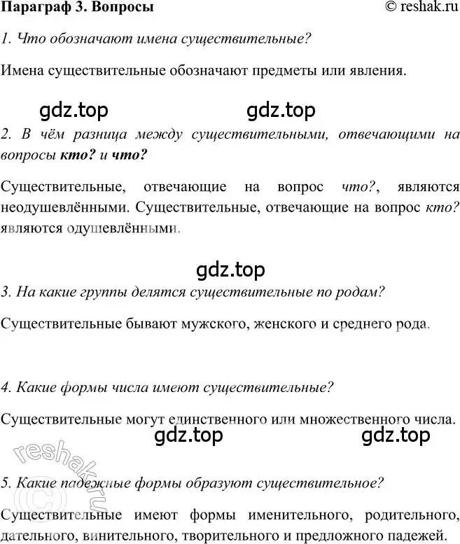 Решение 2. номер Вопросы (страница 112) гдз по русскому языку 5 класс Шмелев, Флоренская, учебник 2 часть