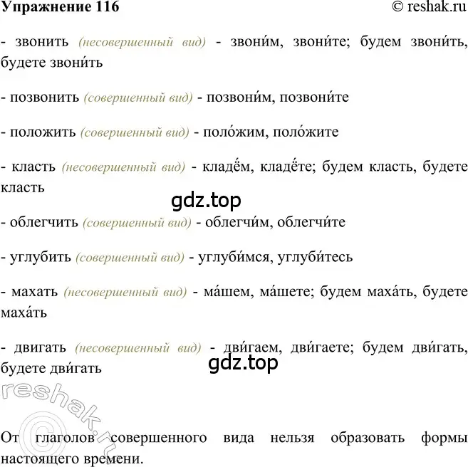 Решение 2. номер 116 (страница 309) гдз по русскому языку 5 класс Шмелев, Флоренская, учебник 2 часть