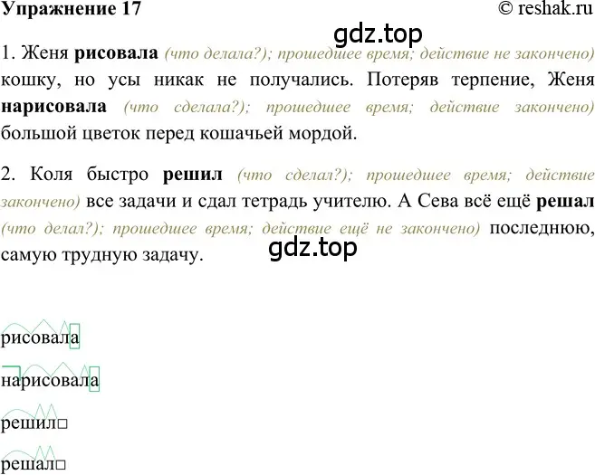 Решение 2. номер 17 (страница 260) гдз по русскому языку 5 класс Шмелев, Флоренская, учебник 2 часть