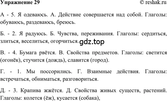 Решение 2. номер 29 (страница 267) гдз по русскому языку 5 класс Шмелев, Флоренская, учебник 2 часть