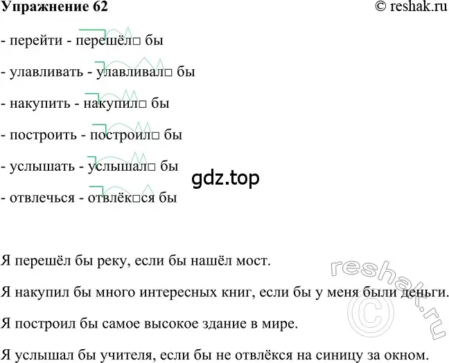 Решение 2. номер 62 (страница 284) гдз по русскому языку 5 класс Шмелев, Флоренская, учебник 2 часть