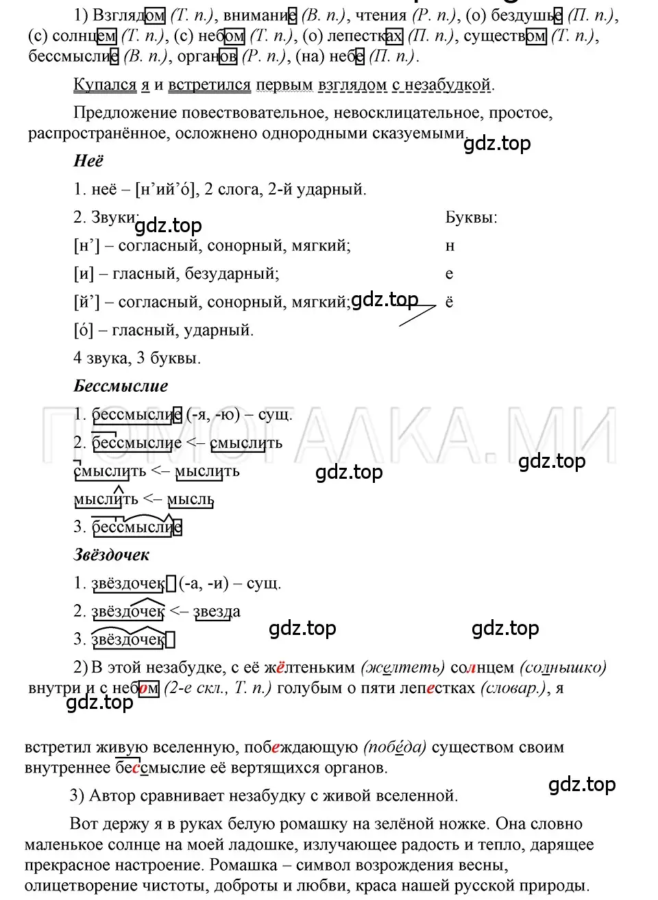 Решение 3. номер 94 (страница 159) гдз по русскому языку 5 класс Шмелев, Флоренская, учебник 2 часть