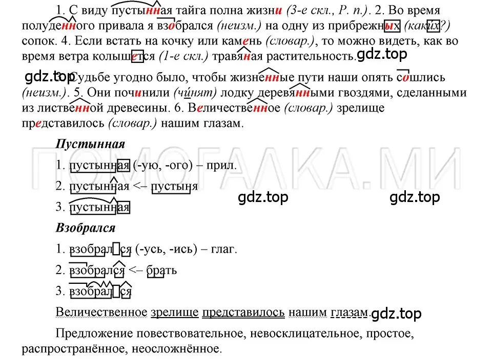 Решение 3. номер 100 (страница 246) гдз по русскому языку 5 класс Шмелев, Флоренская, учебник 2 часть