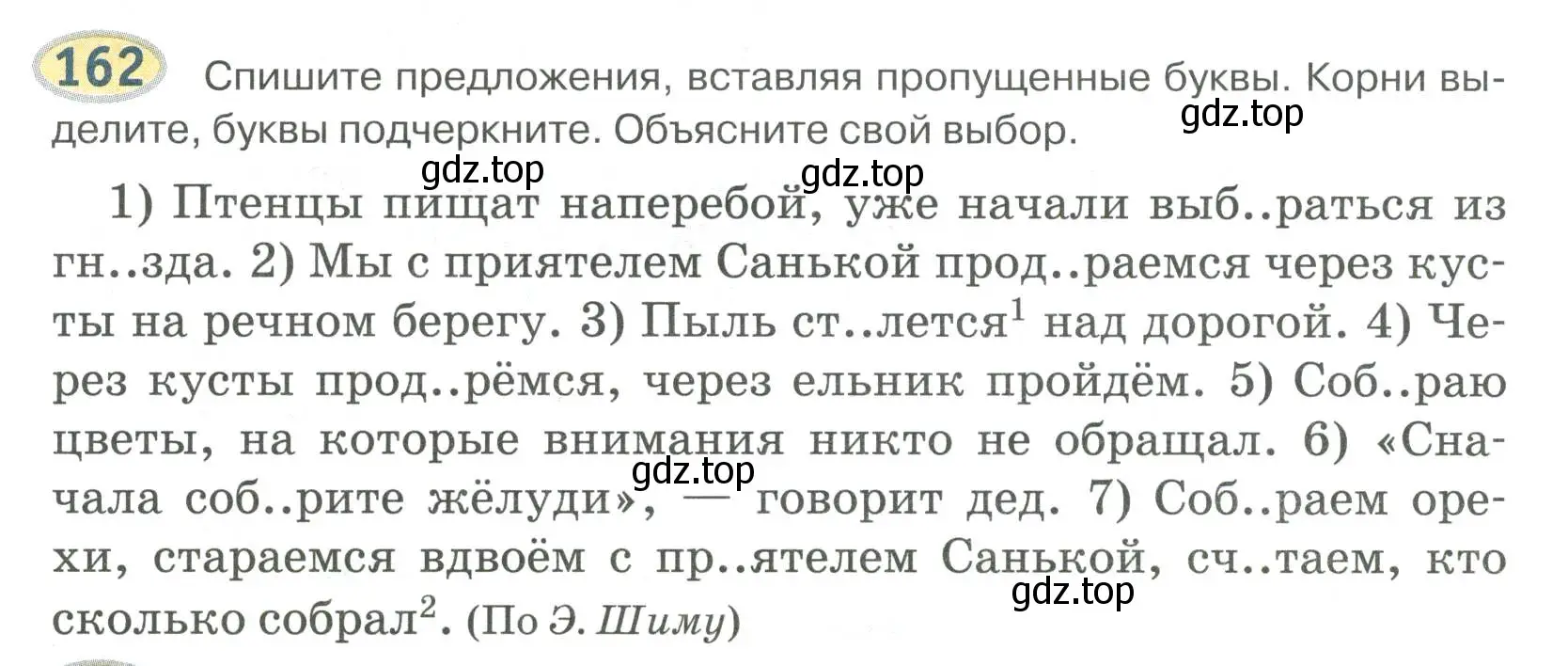 Условие номер 162 (страница 143) гдз по русскому языку 6 класс Быстрова, Кибирева, учебник 1 часть