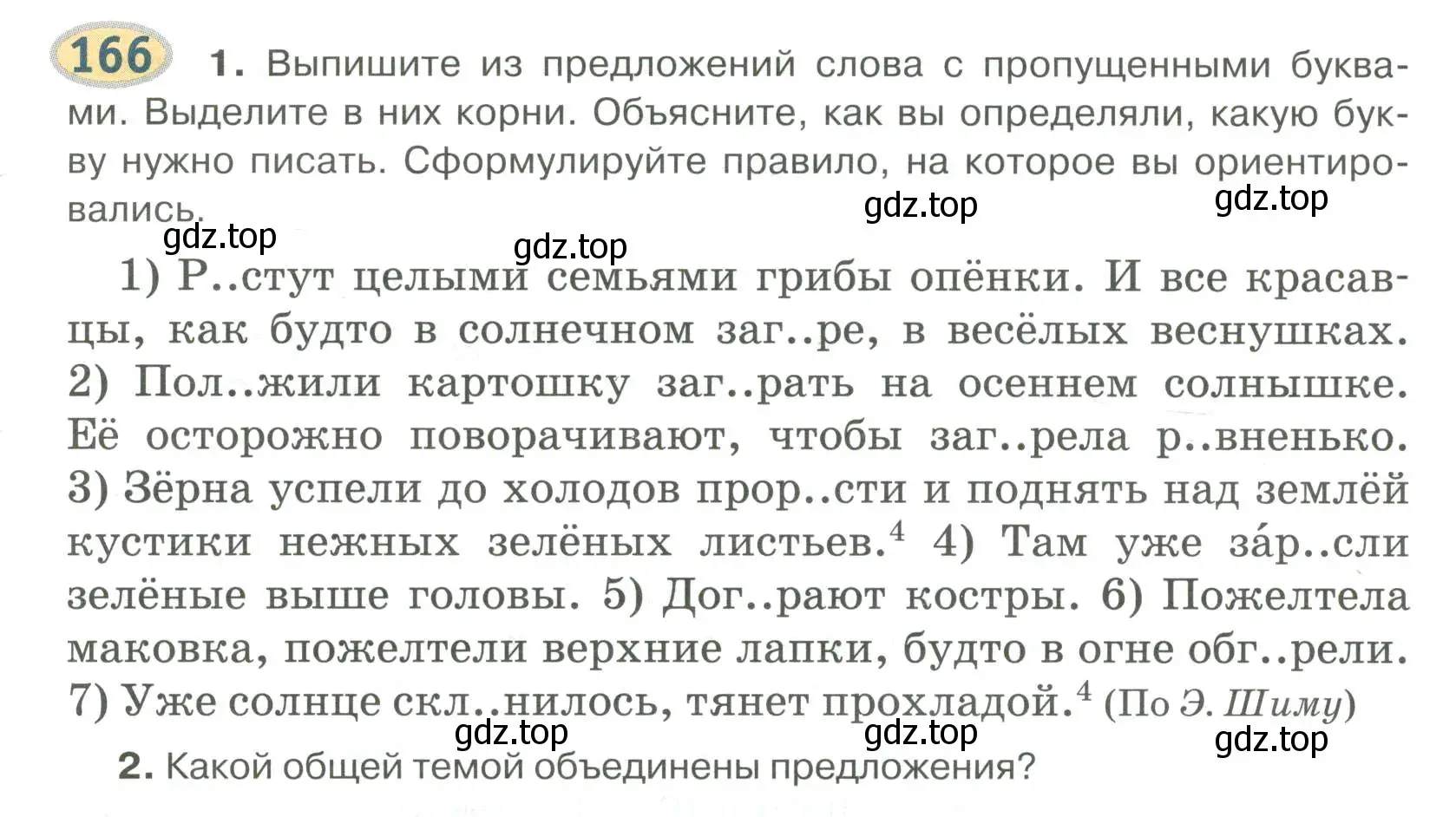 Условие номер 166 (страница 145) гдз по русскому языку 6 класс Быстрова, Кибирева, учебник 1 часть