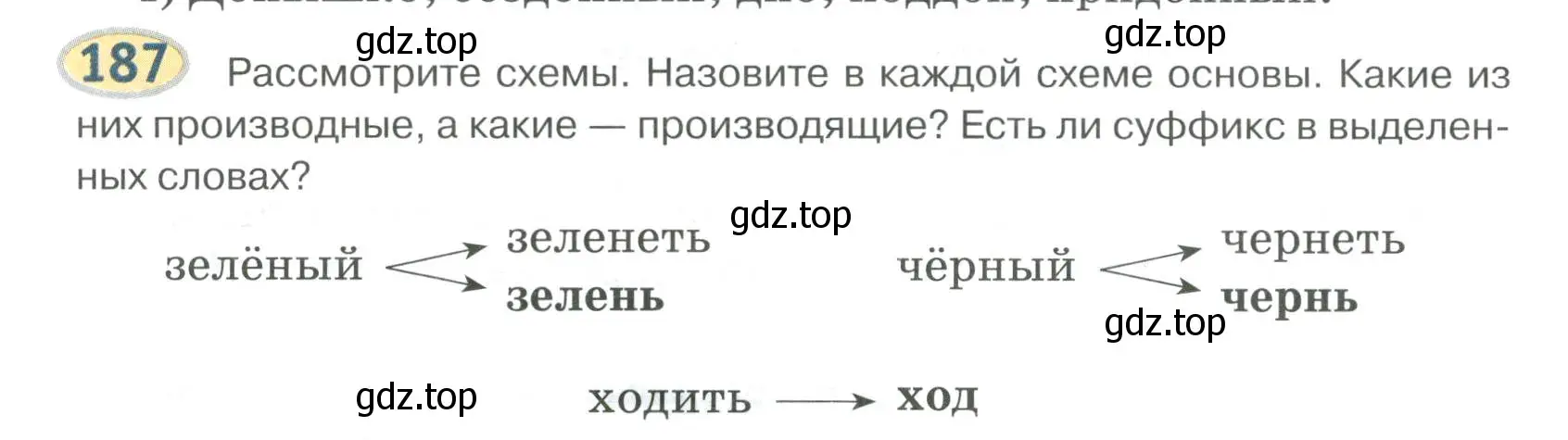 Условие номер 187 (страница 154) гдз по русскому языку 6 класс Быстрова, Кибирева, учебник 1 часть