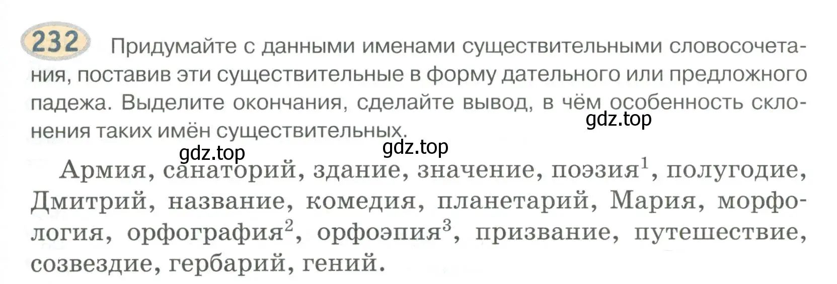 Условие номер 232 (страница 187) гдз по русскому языку 6 класс Быстрова, Кибирева, учебник 1 часть