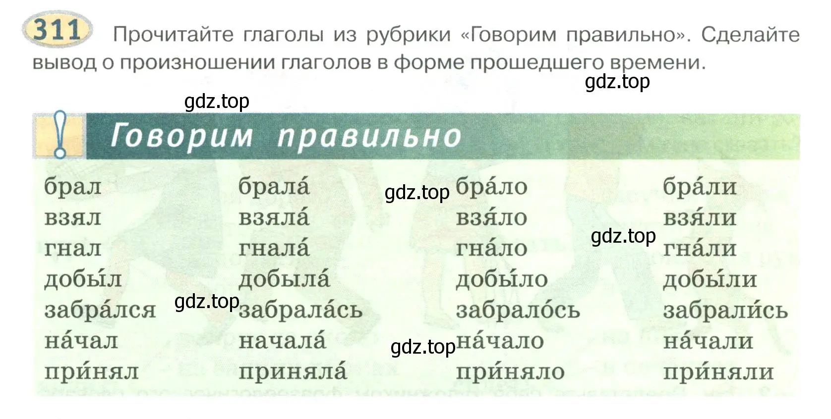 Условие номер 311 (страница 242) гдз по русскому языку 6 класс Быстрова, Кибирева, учебник 1 часть