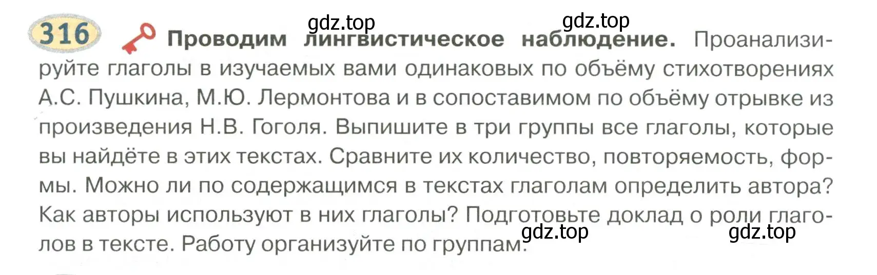 Условие номер 316 (страница 246) гдз по русскому языку 6 класс Быстрова, Кибирева, учебник 1 часть