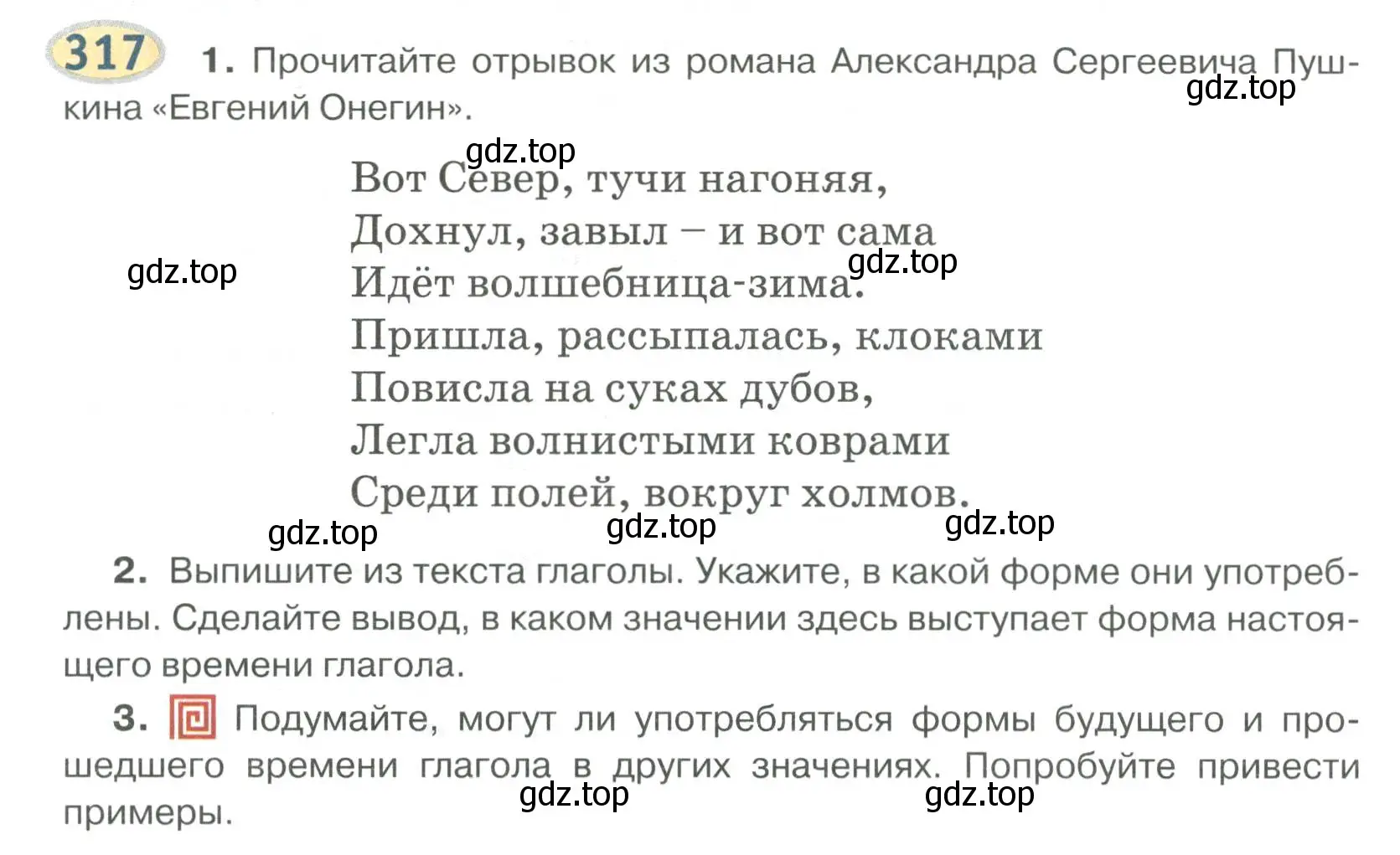 Условие номер 317 (страница 246) гдз по русскому языку 6 класс Быстрова, Кибирева, учебник 1 часть