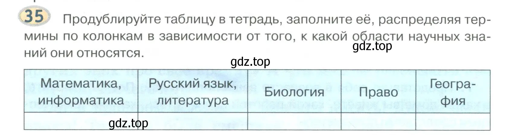 Условие номер 35 (страница 42) гдз по русскому языку 6 класс Быстрова, Кибирева, учебник 1 часть