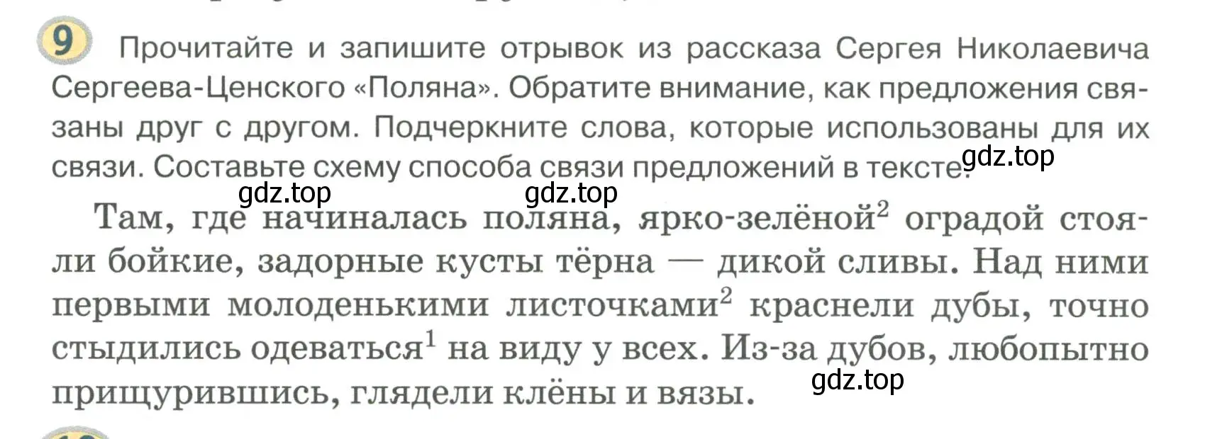 Условие номер 9 (страница 12) гдз по русскому языку 6 класс Быстрова, Кибирева, учебник 1 часть