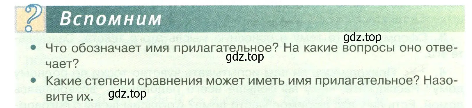 Условие  Вспомним (страница 203) гдз по русскому языку 6 класс Быстрова, Кибирева, учебник 1 часть