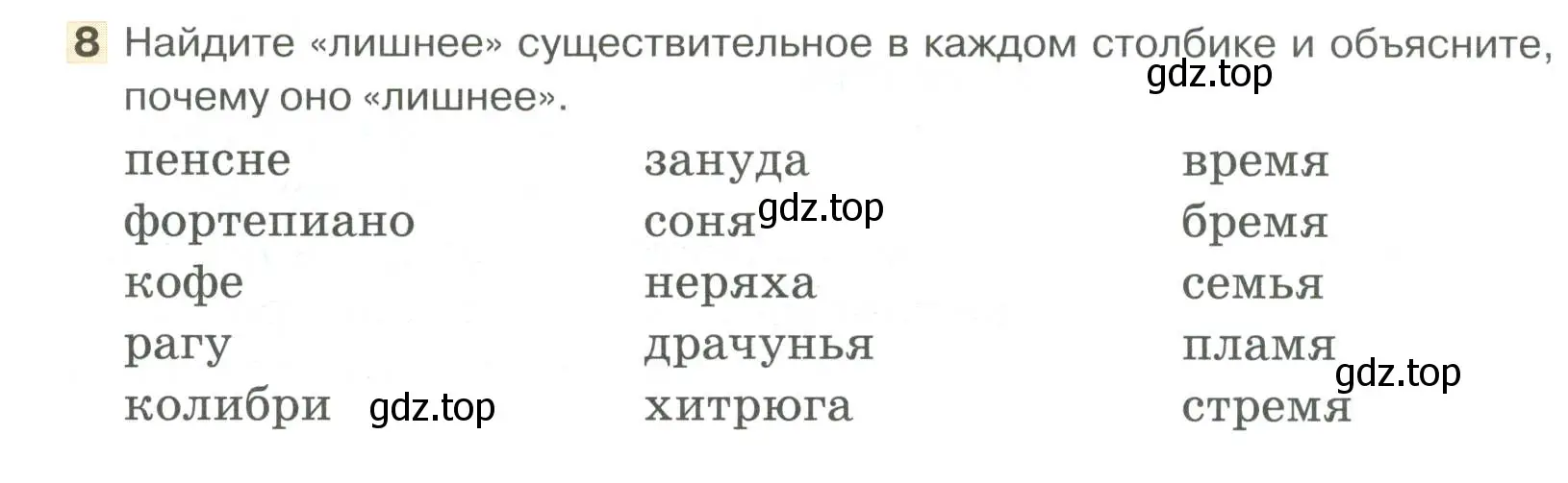 Условие номер 8 (страница 200) гдз по русскому языку 6 класс Быстрова, Кибирева, учебник 1 часть