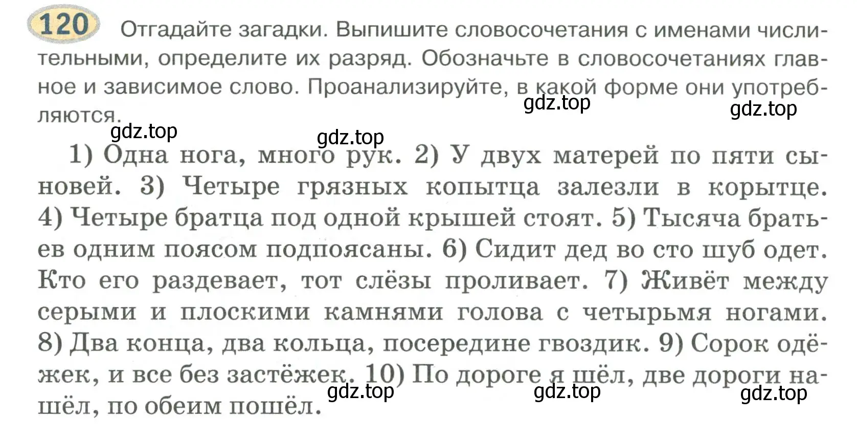 Условие номер 120 (страница 94) гдз по русскому языку 6 класс Быстрова, Кибирева, учебник 2 часть