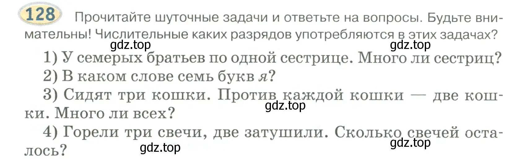 Условие номер 128 (страница 98) гдз по русскому языку 6 класс Быстрова, Кибирева, учебник 2 часть