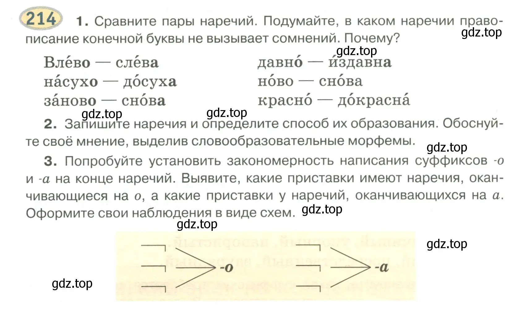 Условие номер 214 (страница 157) гдз по русскому языку 6 класс Быстрова, Кибирева, учебник 2 часть