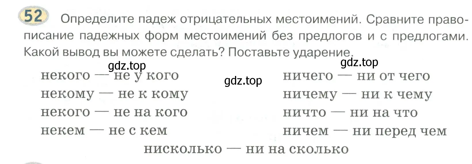 Условие номер 52 (страница 46) гдз по русскому языку 6 класс Быстрова, Кибирева, учебник 2 часть