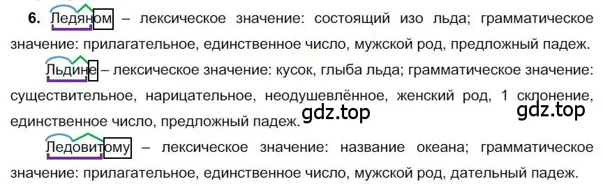 Решение номер 6 (страница 106) гдз по русскому языку 6 класс Быстрова, Кибирева, учебник 1 часть
