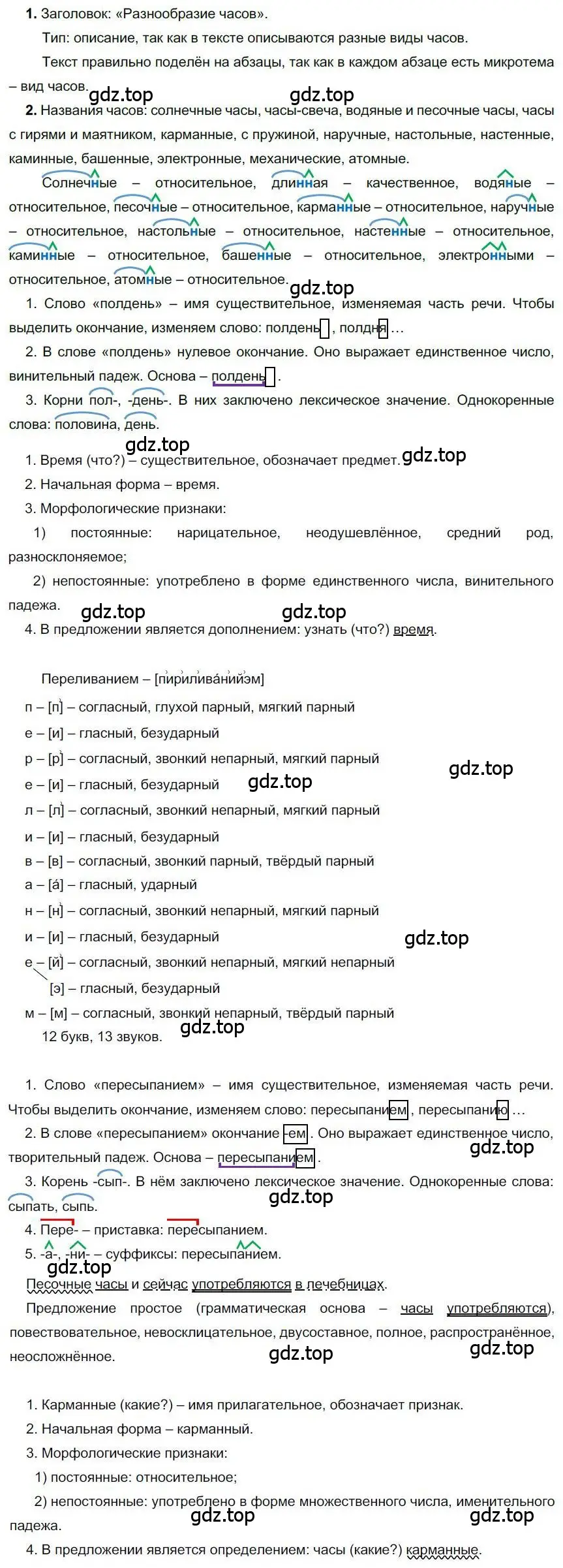 Решение номер 259 (страница 206) гдз по русскому языку 6 класс Быстрова, Кибирева, учебник 1 часть