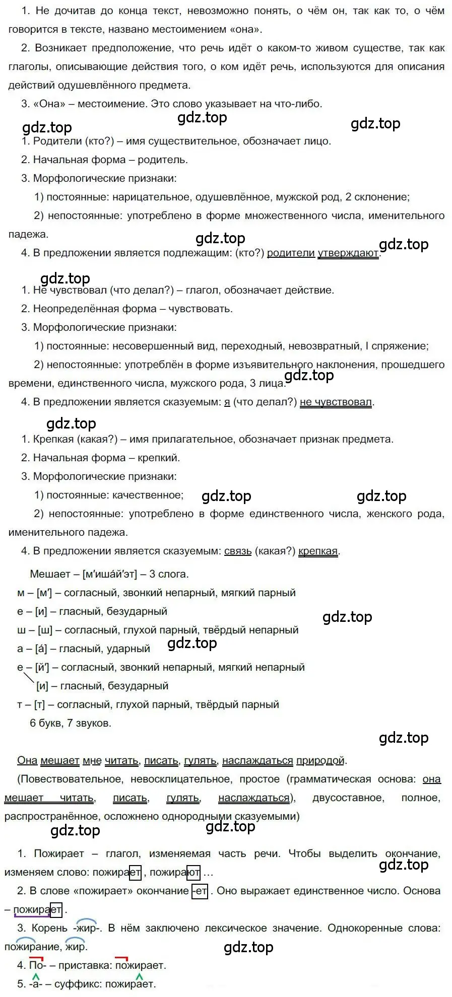 Решение номер 1 (страница 3) гдз по русскому языку 6 класс Быстрова, Кибирева, учебник 2 часть