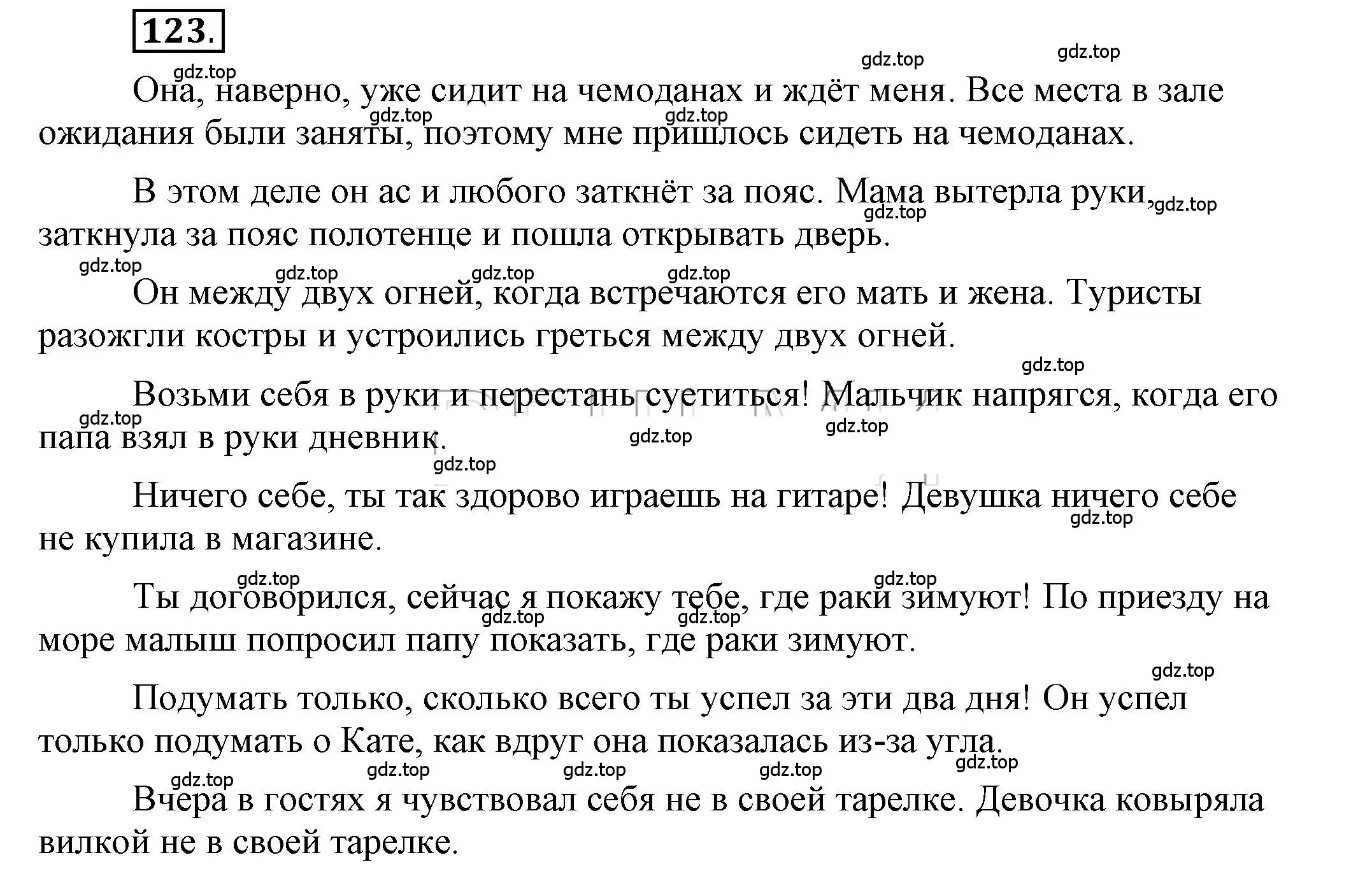 Решение 2. номер 123 (страница 122) гдз по русскому языку 6 класс Быстрова, Кибирева, учебник 1 часть