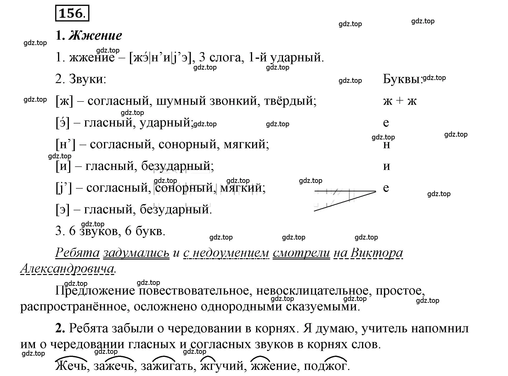 Решение 2. номер 156 (страница 140) гдз по русскому языку 6 класс Быстрова, Кибирева, учебник 1 часть