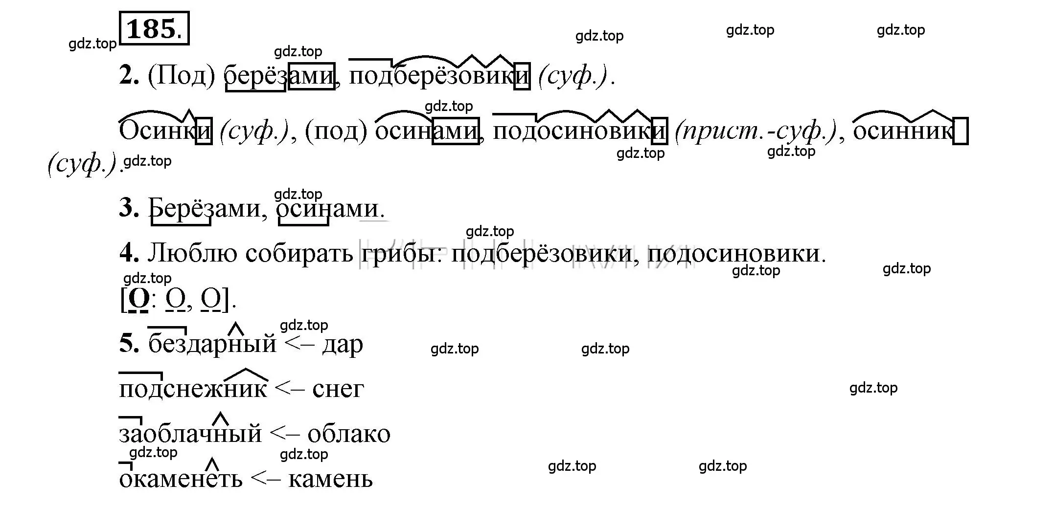 Решение 2. номер 185 (страница 153) гдз по русскому языку 6 класс Быстрова, Кибирева, учебник 1 часть