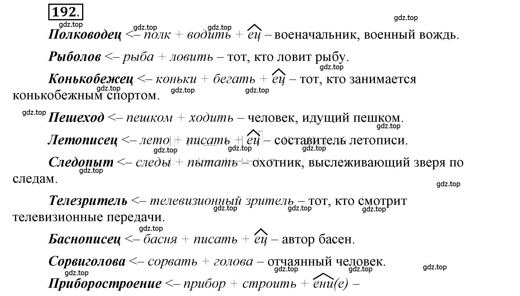 Решение 2. номер 192 (страница 157) гдз по русскому языку 6 класс Быстрова, Кибирева, учебник 1 часть