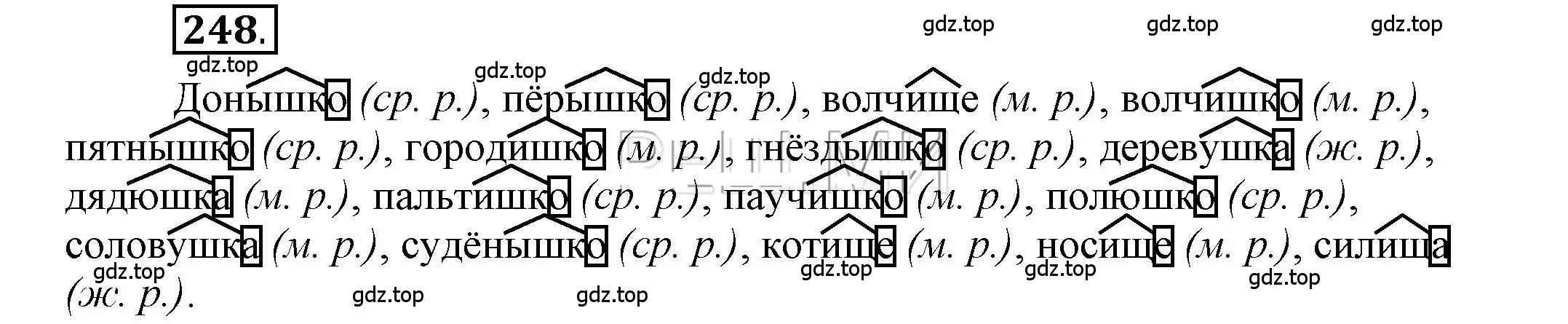 Решение 2. номер 248 (страница 195) гдз по русскому языку 6 класс Быстрова, Кибирева, учебник 1 часть