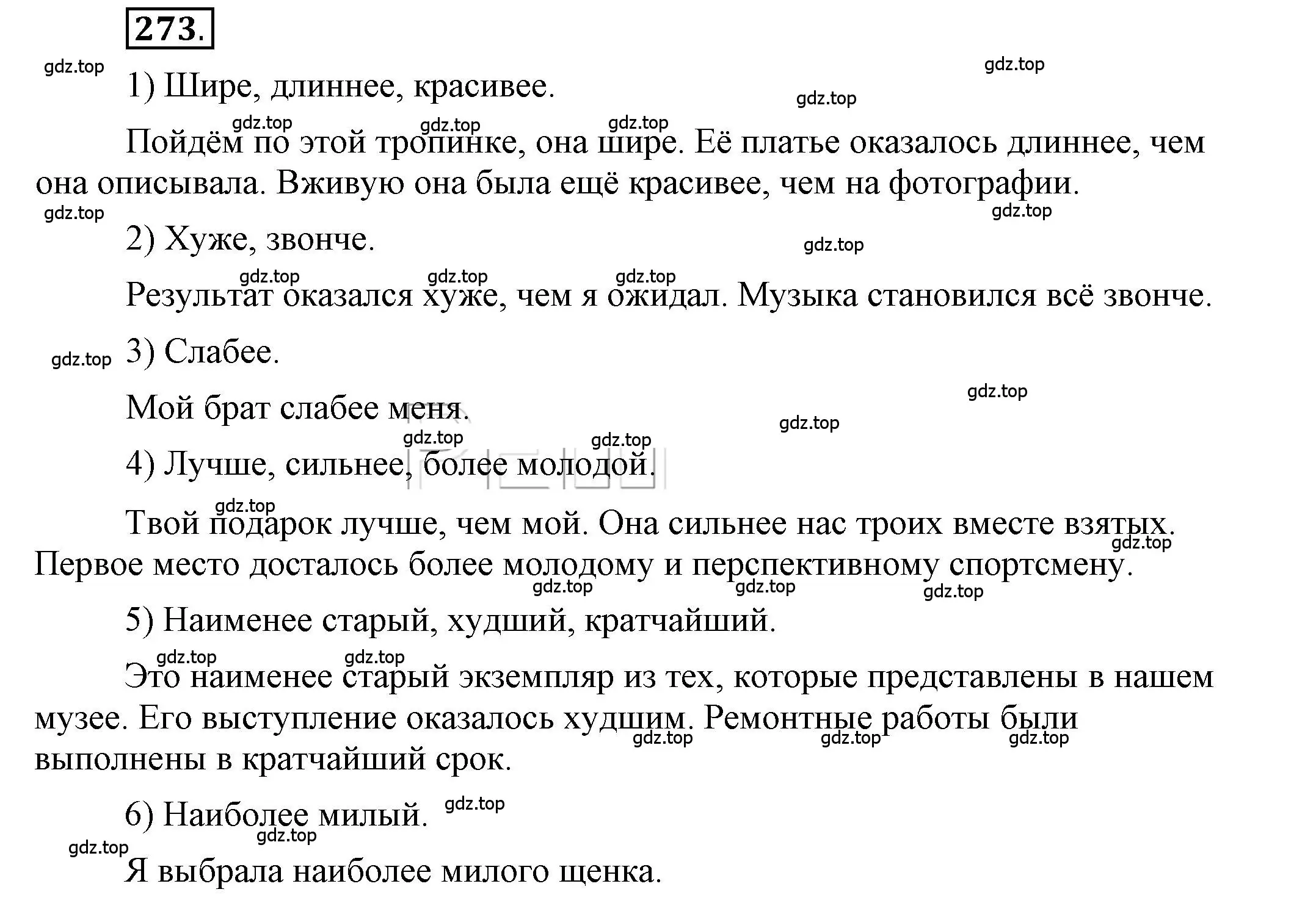 Решение 2. номер 273 (страница 219) гдз по русскому языку 6 класс Быстрова, Кибирева, учебник 1 часть