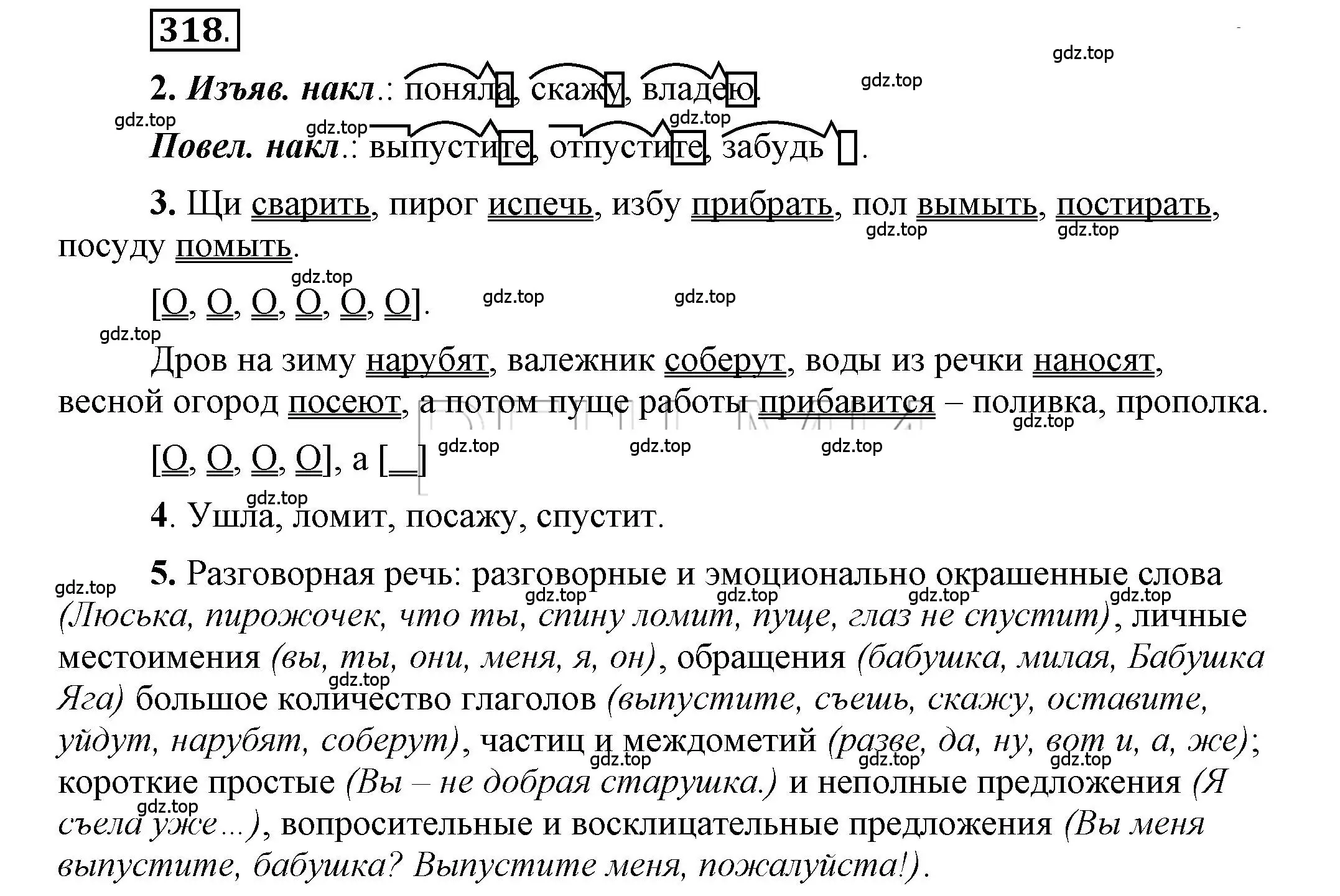 Решение 2. номер 318 (страница 246) гдз по русскому языку 6 класс Быстрова, Кибирева, учебник 1 часть