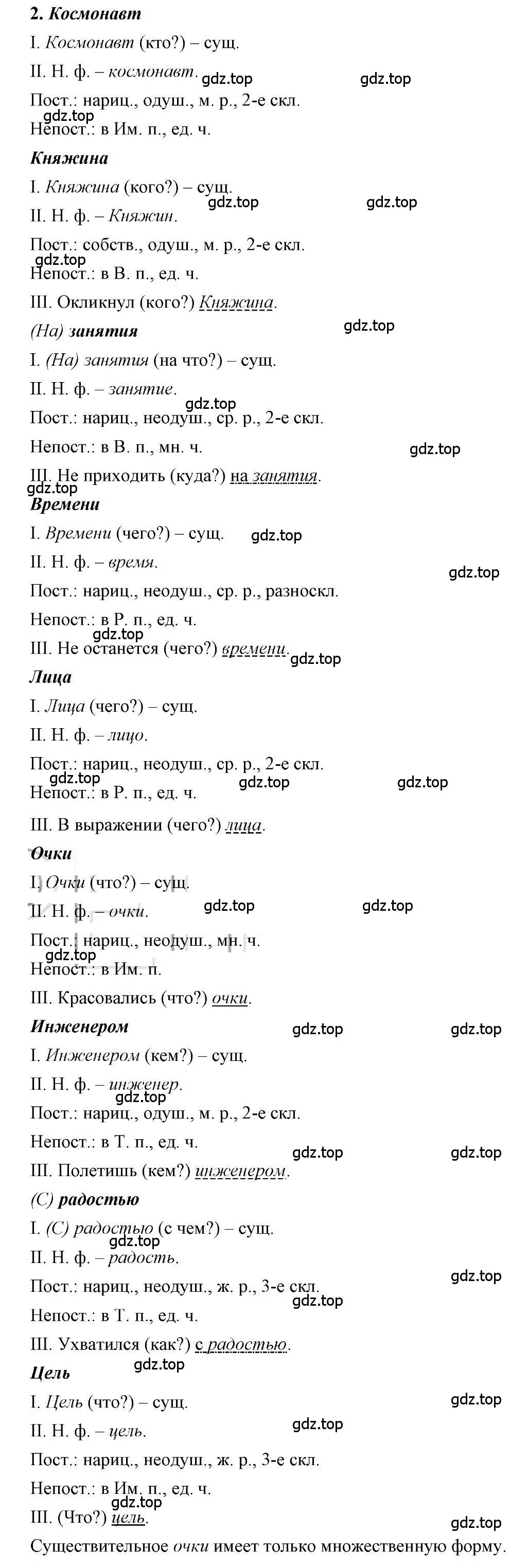 Решение 2. номер 2 (страница 201) гдз по русскому языку 6 класс Быстрова, Кибирева, учебник 1 часть