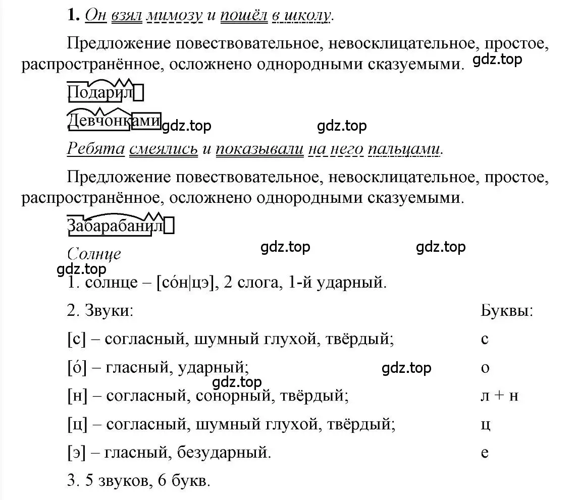 Решение 2. номер 1 (страница 121) гдз по русскому языку 6 класс Быстрова, Кибирева, учебник 2 часть