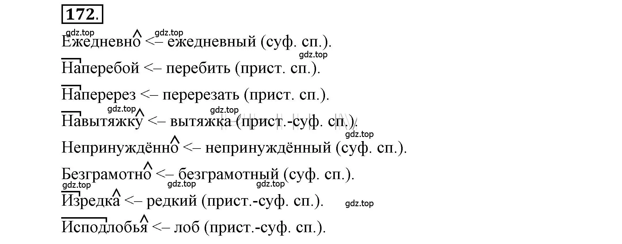 Решение 2. номер 172 (страница 136) гдз по русскому языку 6 класс Быстрова, Кибирева, учебник 2 часть