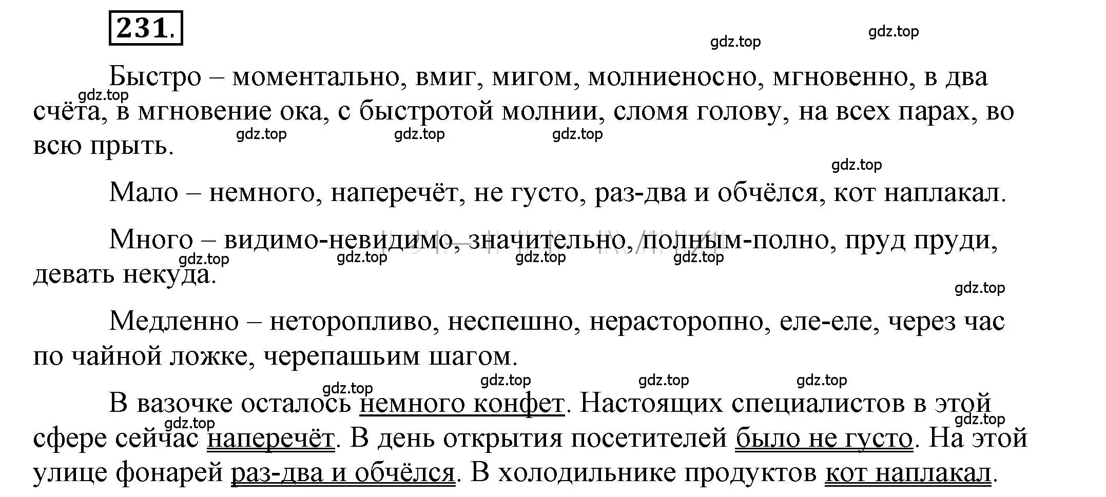 Решение 2. номер 231 (страница 168) гдз по русскому языку 6 класс Быстрова, Кибирева, учебник 2 часть